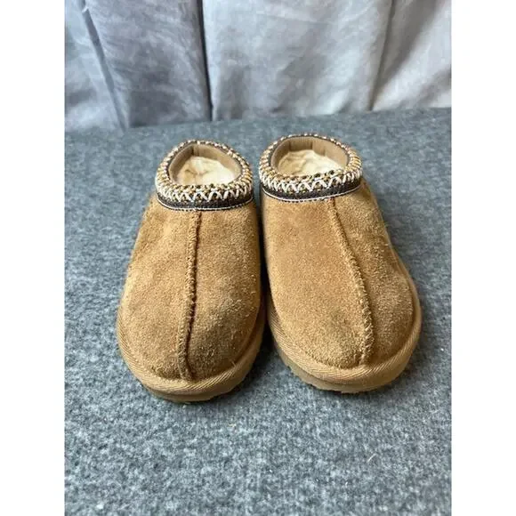 UGG Toddlers Tasman II Chestnut Brown Slippers Size 9 S/N 1019066T - Picture 2 of 8